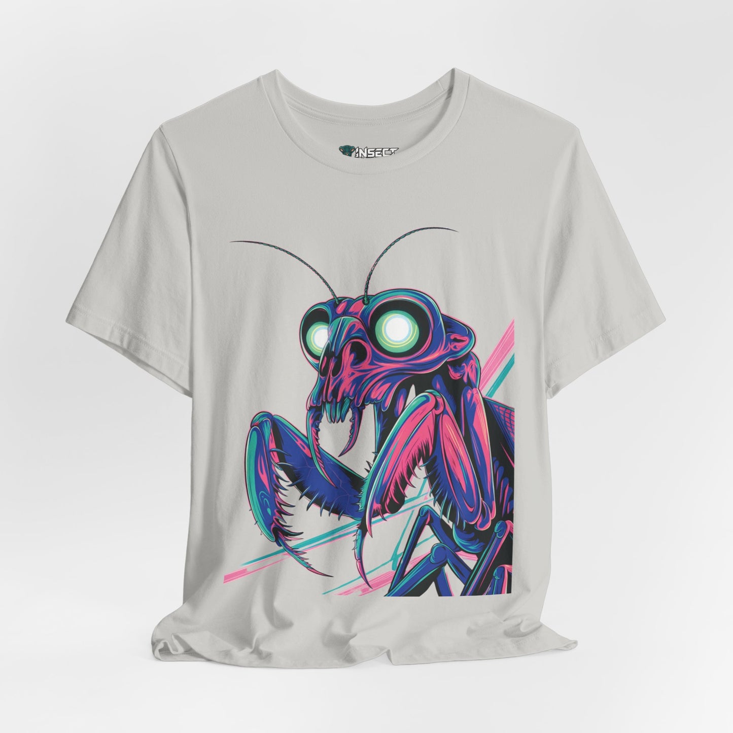 Neon Mantis Skull Shock Tee