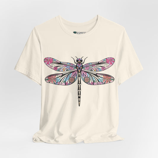 Day of the Dead Dragonfly Skeleton Celebration Tee