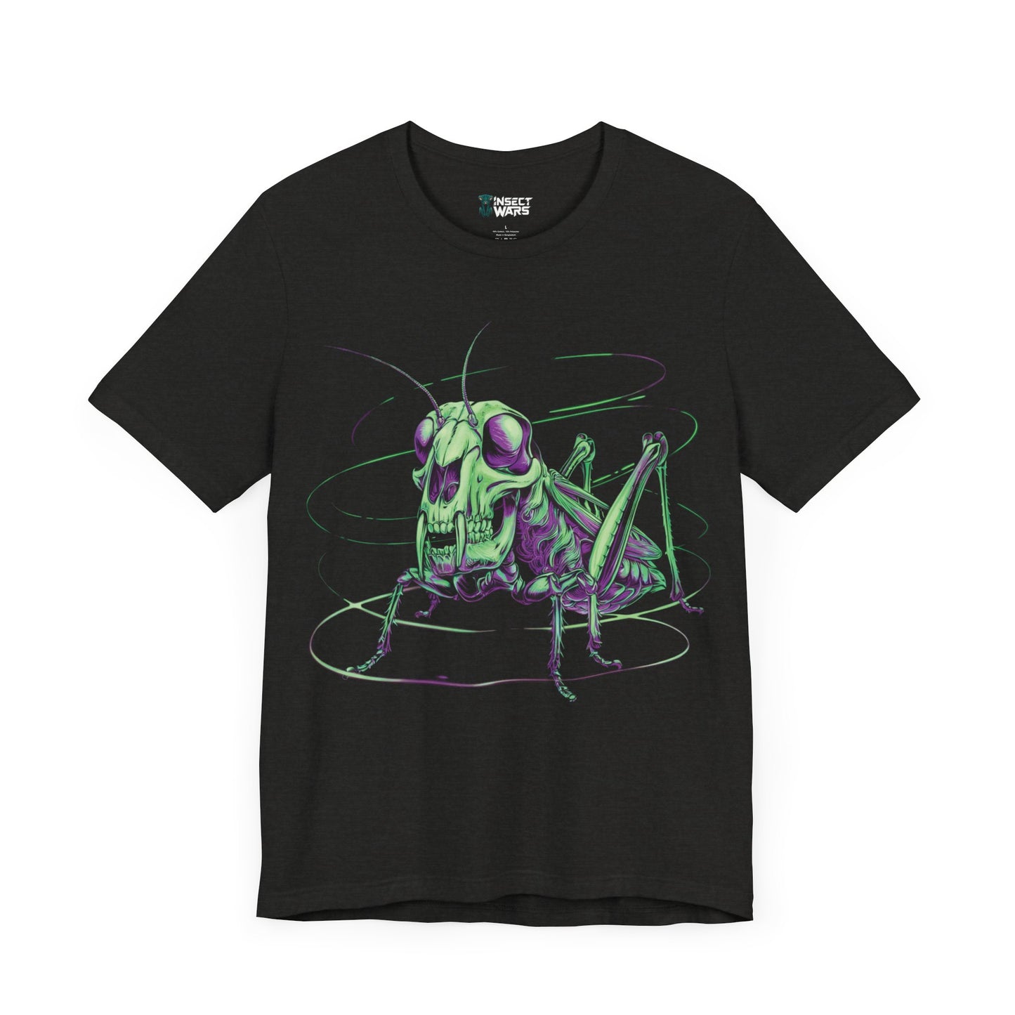 Eerie Grasshopper Skull Spectral Tee