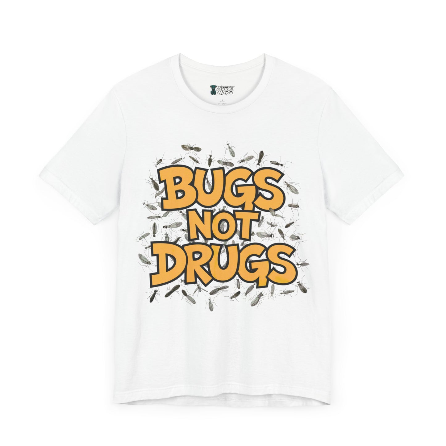 Bugs Not Drugs Graffiti Tee