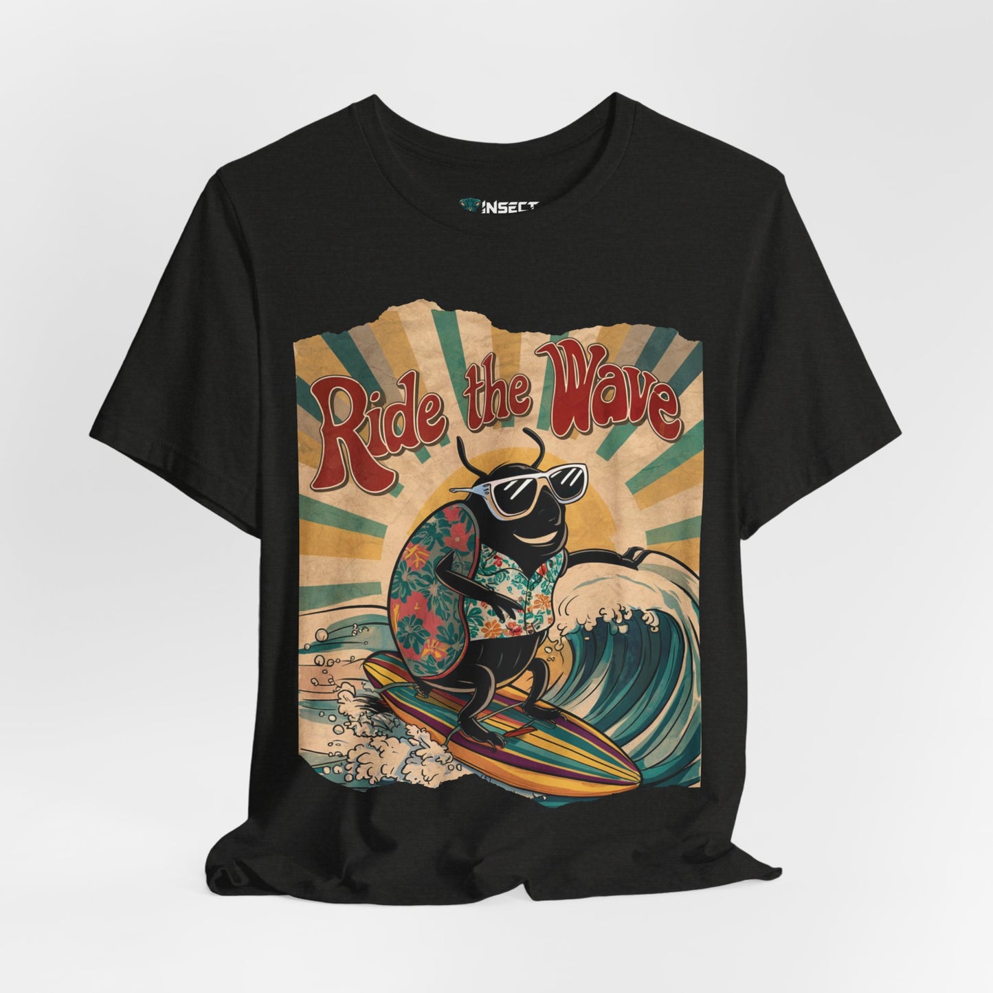 Ride the Wave – 60s Surf Beetle Tee