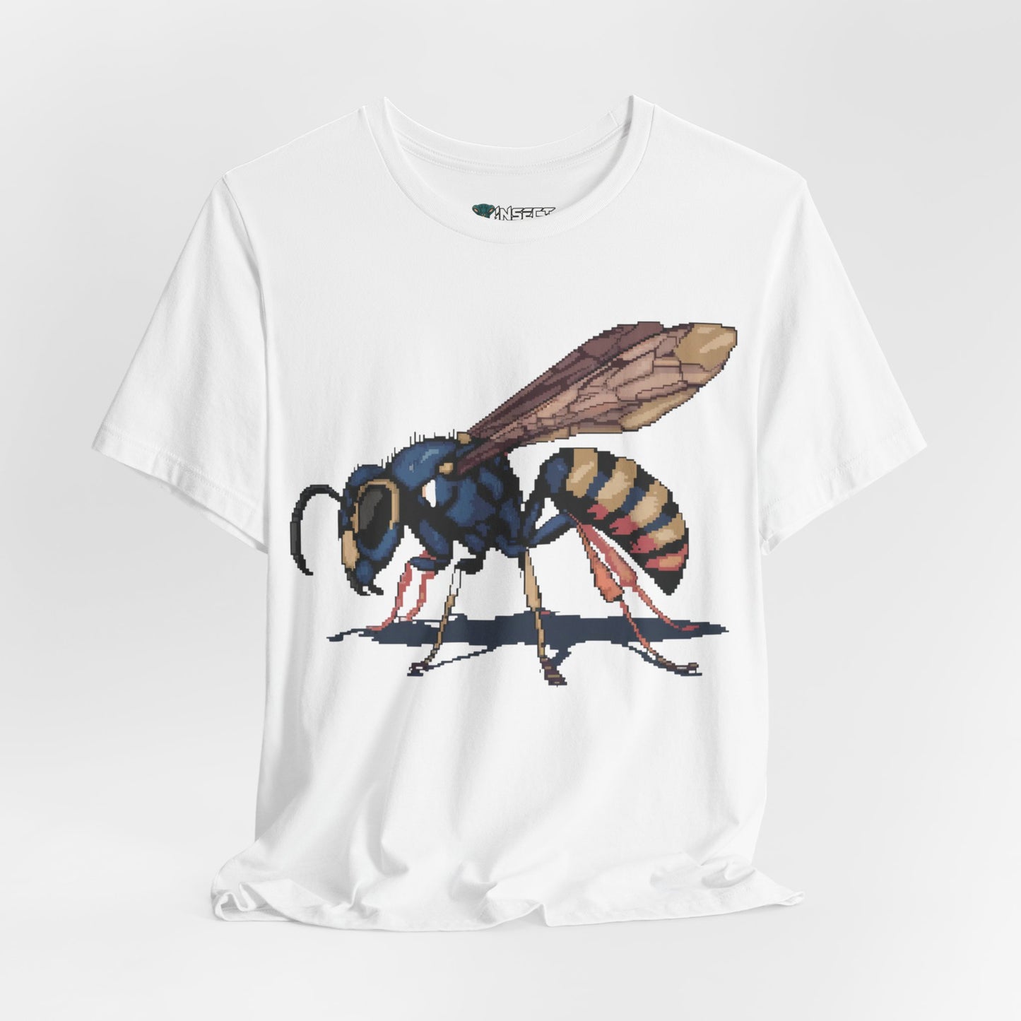 Pixelated Wasp Glitch Tee