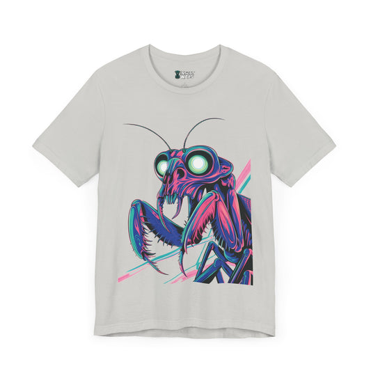 Neon Mantis Skull Shock Tee