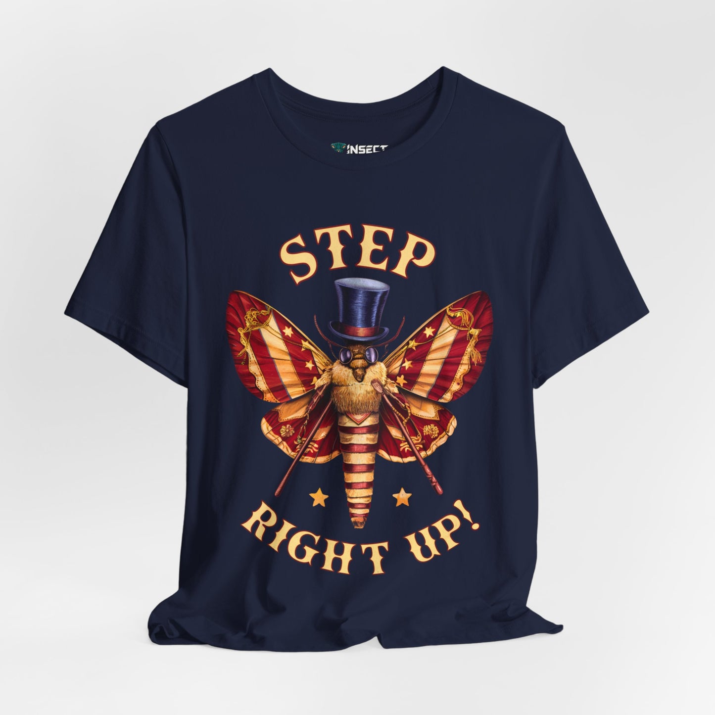 Step Right Up! – Circus Moth Performer Tee