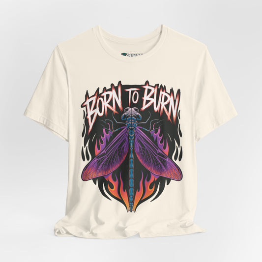 Dragonfly Skull Neon Blaze Tee