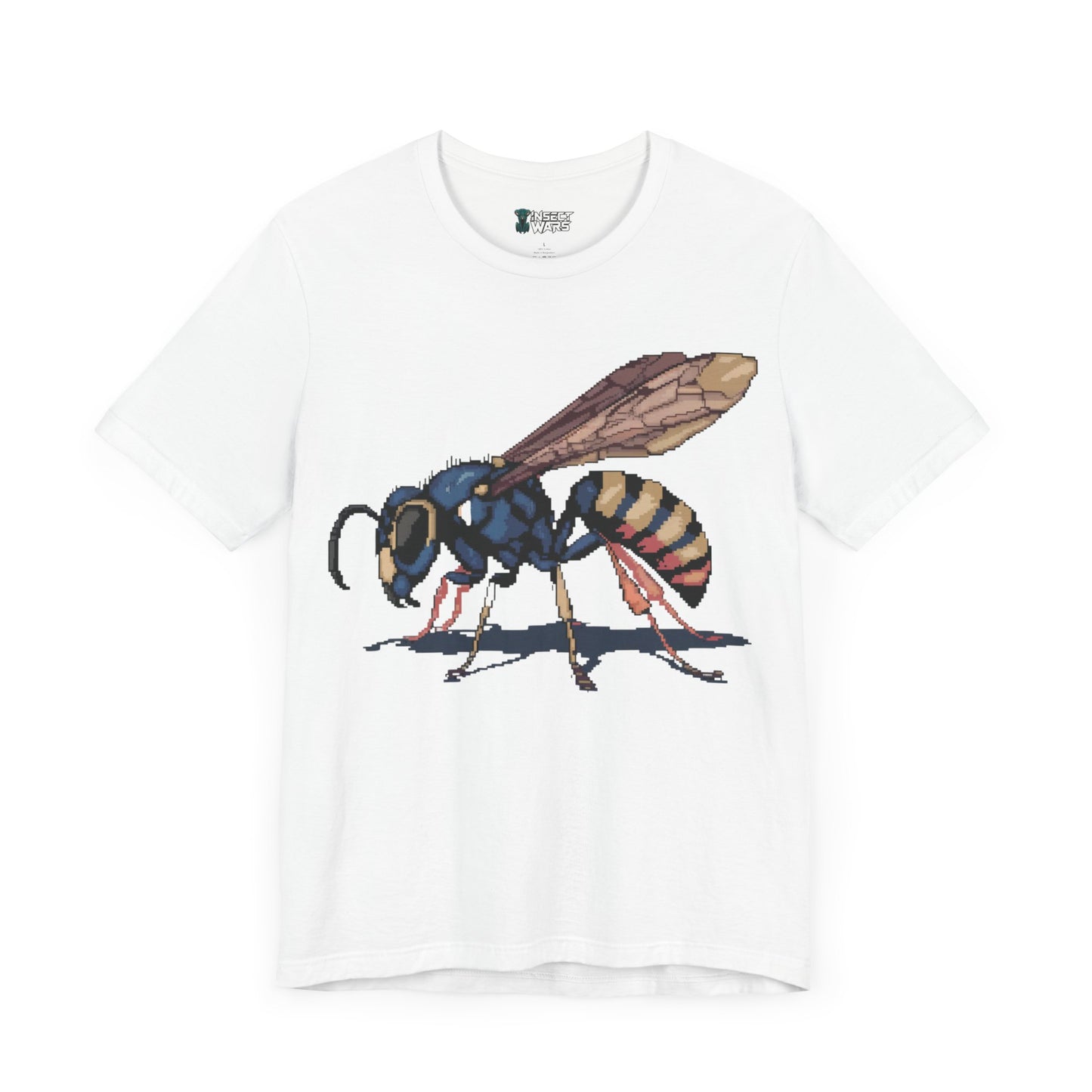 Pixelated Wasp Glitch Tee