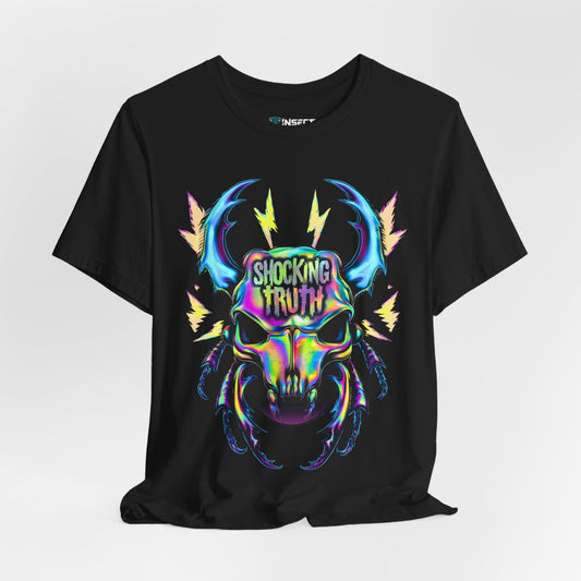 Beetle Skull Electric Shock Tee