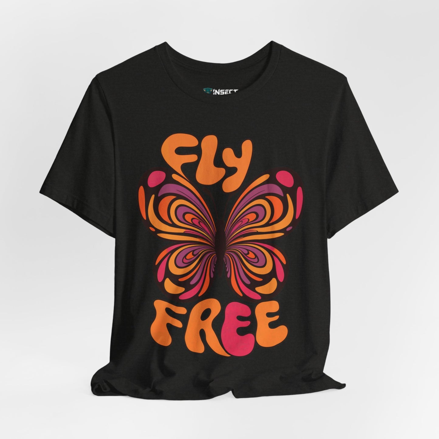 Fly Free – Psychedelic Butterfly Tee