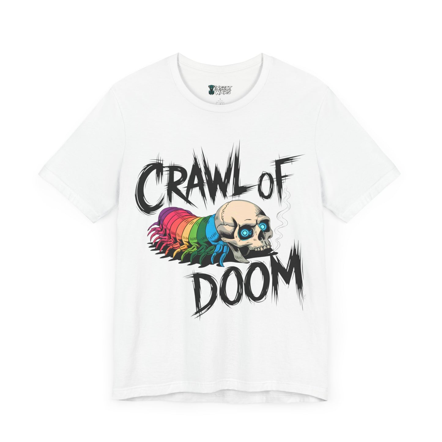 Centipede Skull Rainbow Crawl Tee