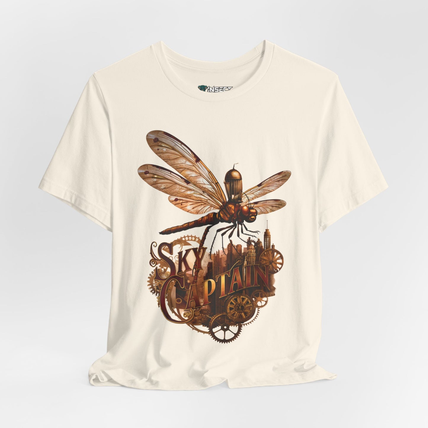 Sky Captain – Steampunk Dragonfly Tee